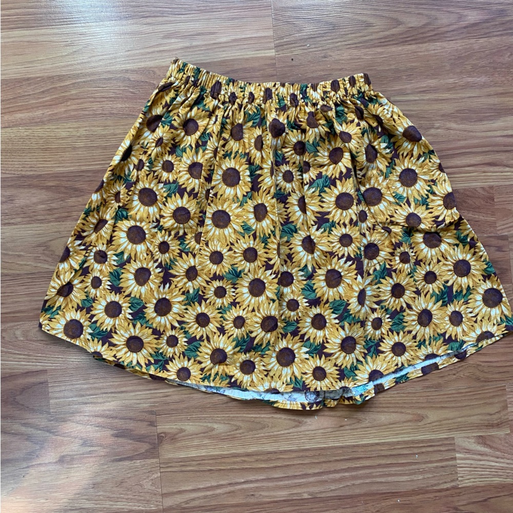 Sunflower Mini Skirt